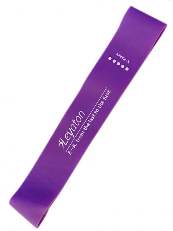 Leyaton 3lü Aerobik Bandı Latex Bant Set Pilates Yoga Lastiği - 3