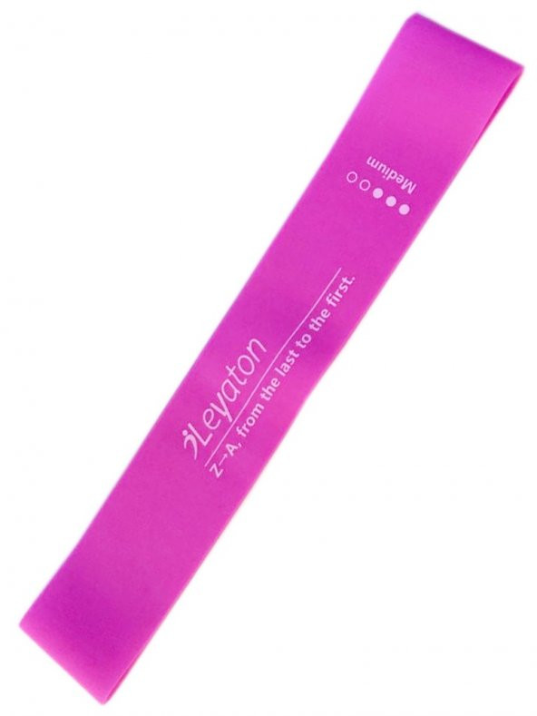 Leyaton 3lü Aerobik Bandı Latex Bant Set Pilates Yoga Lastiği - 5