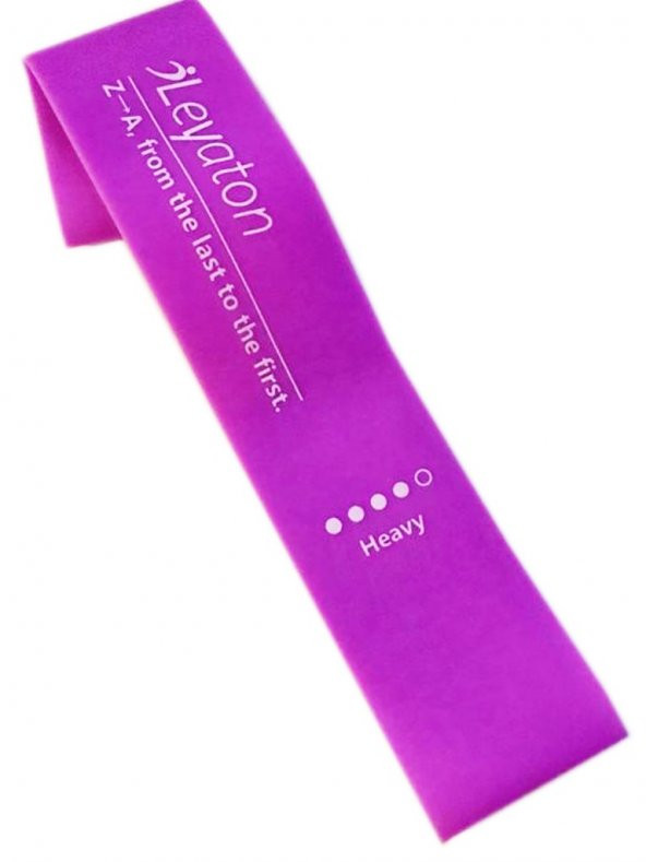 Leyaton Latex Aerobik Band Orta Sert Direnç Lavanta Renk Lab400 - 2