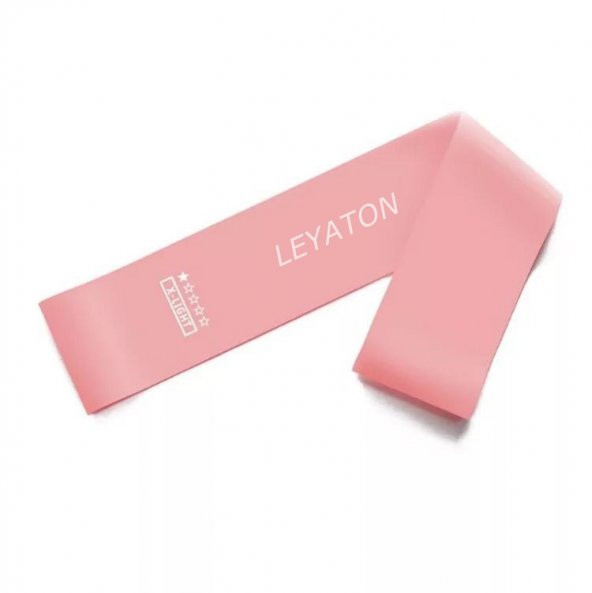 Leyaton Latex Aerobik Band Hafif Direnç Açık Pembe Renk Lab100