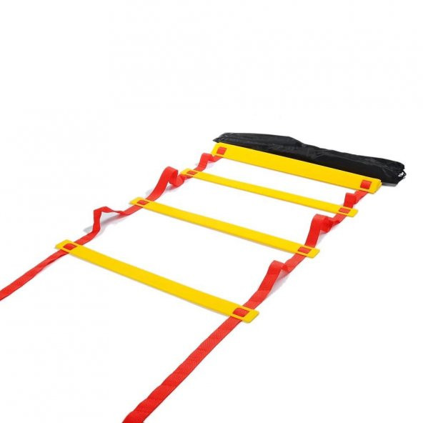 Antrenman Merdiveni 4 Metre 10 Çubuklu İdman Merdiveni Kırmızı