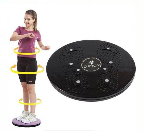 Clifton Twister Disk Bel İnceltici Dönen Disc Spor Aleti İncelme - 3