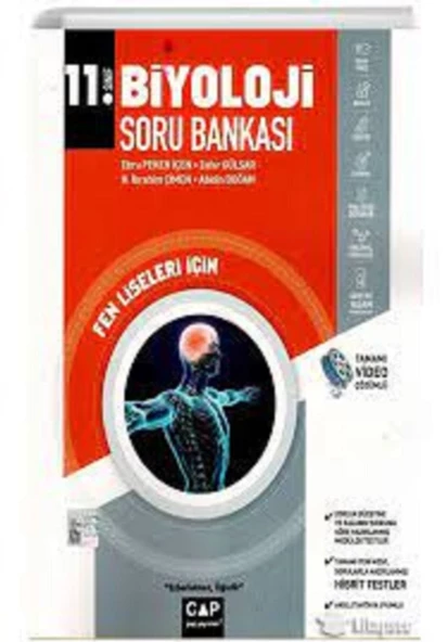 11. Sınıf Biyoloji Fen Lisesi Soru Bankası Çap Yayınları
