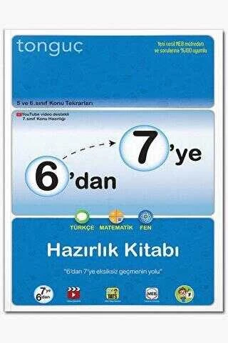 6`dan 7`ye Hazırlık Kitabı Tonguç Akademi
