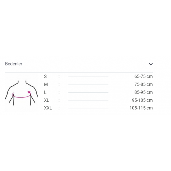 Orthocare 1710 Sternicare Göğüs korsesi (fleksible balenli) - 2