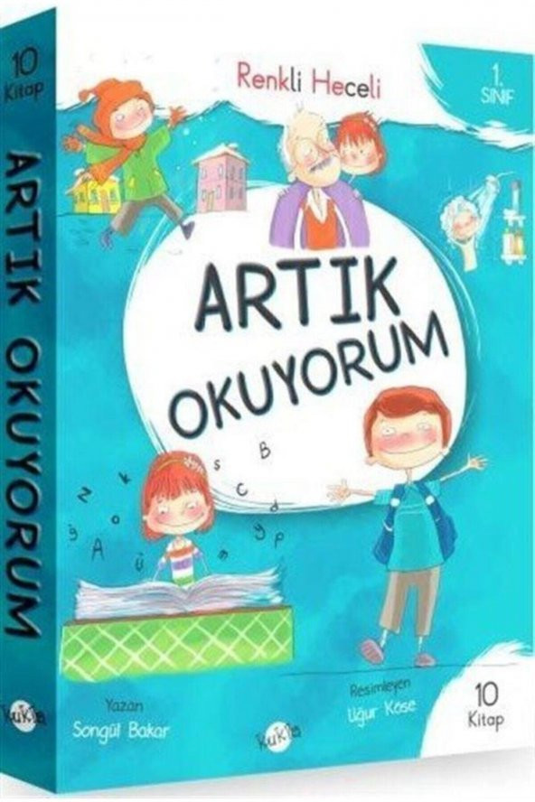 Artık Okuyorum (renkli - Heceli ) 1.sınıf (10 Kitap)