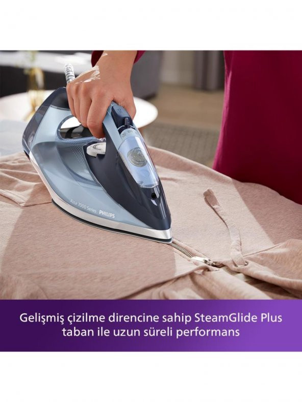 Philips Azur DST7020/20 7000 Serisi 2800 W Buharlı Ütü - 4