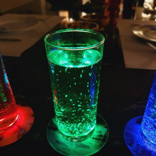 Veraart Işıklı Rakı Ya Bilenle Ya Dinleyenle Ya Güzelle İçilir Bardak Altlığı 2 li - 4