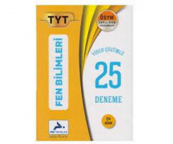 PRF TYT  FEN BİL.VİDEO ÇÖZÜMLÜ 25 BRANŞ DENEMESİ