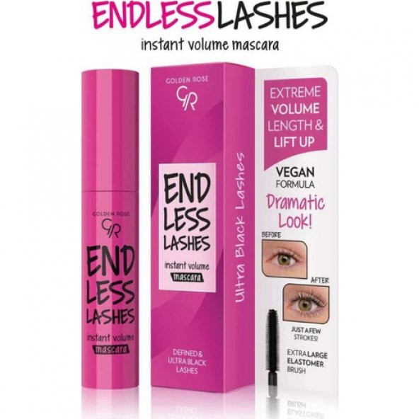 Golden Rose Endless Lashes Instant Volume Mascara 13 ml - 2