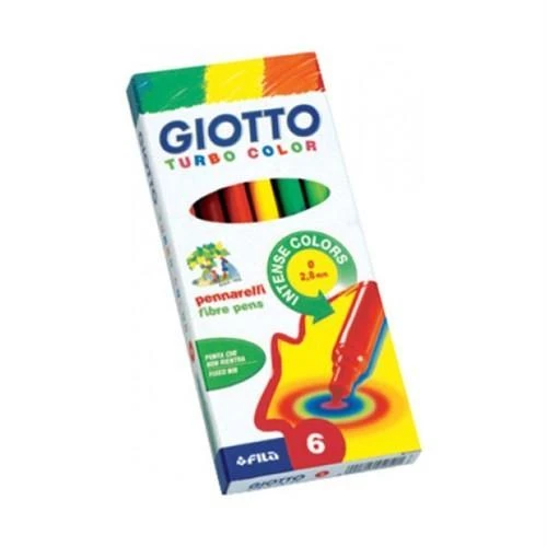 Giotto Turbo Color Keçeli Kalem 6'Lı Kutu 415000 ürün görseli 1