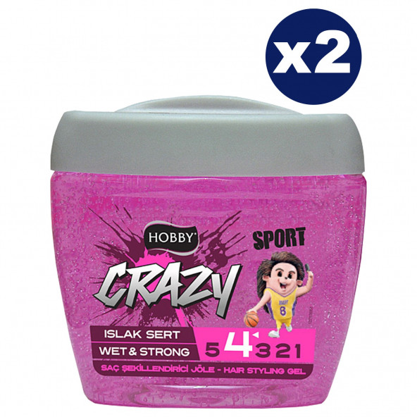 Hobby Crazy Sport Islak Sert Jöle 2 x 700 ml - 2