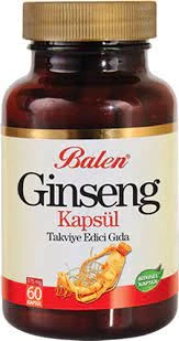 Balen Ginseng Kapsül 375 Mg 60 Kapsül