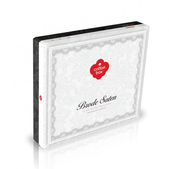 Cotton Box Brode Saten Çift Kişilik Nevresim Takımı Andy Yeşil - 4