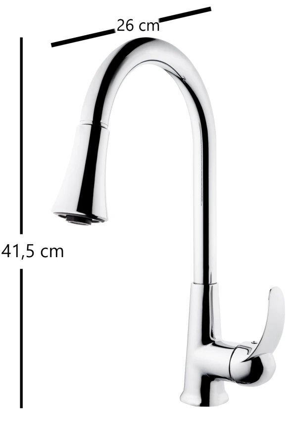 Venita Çift Fonksiyonlu Spiralli Mutfak Evye Batarya - 2