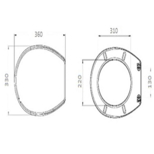 Softy Classic Desenli Yumuşak Klozet Kapağı 1083 - 3