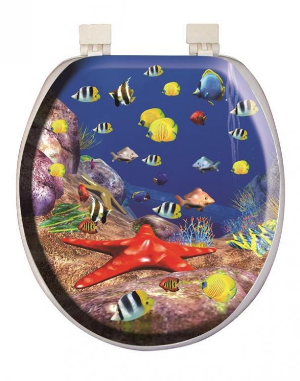 Softy Classic Desenli Yumuşak Klozet Kapağı 1020