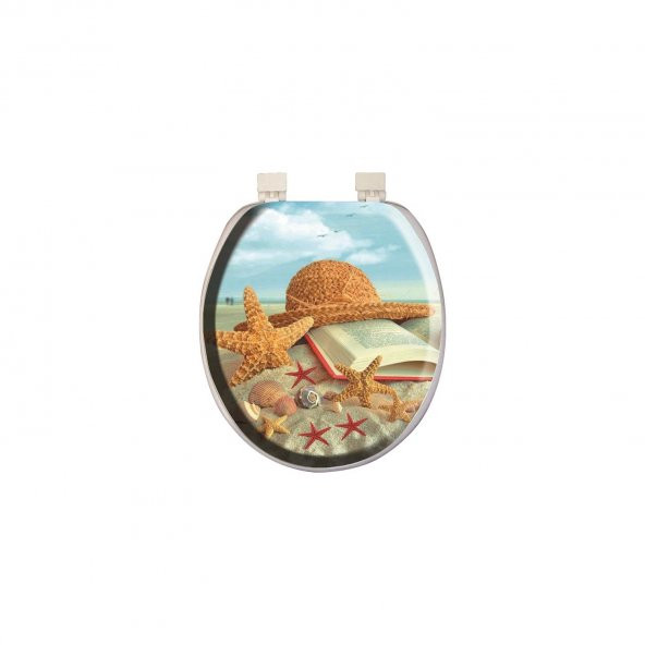 Classic Desenli Yumuşak Klozet Kapağı 1178