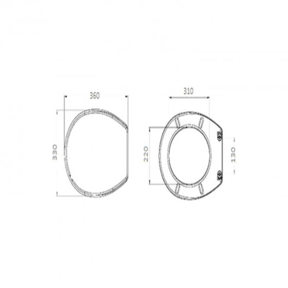 Classic Desenli Yumuşak Klozet Kapağı 1178 - 3