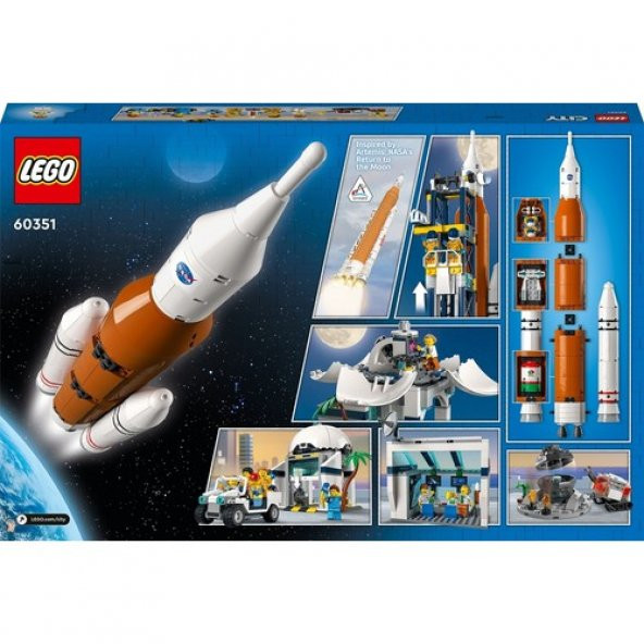 Orjinal Lego City Roket Fırlatma Merkezi Lego City 60351 - 4