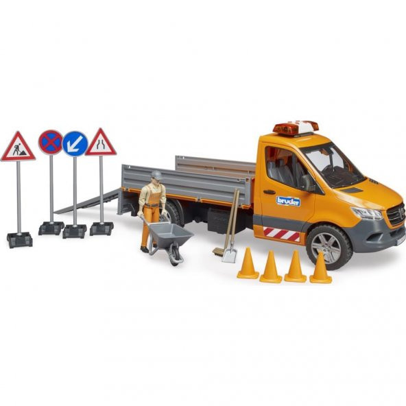 Bruder Mercedes Benz Yol Bakım Aracı Ve Elemanı - 3