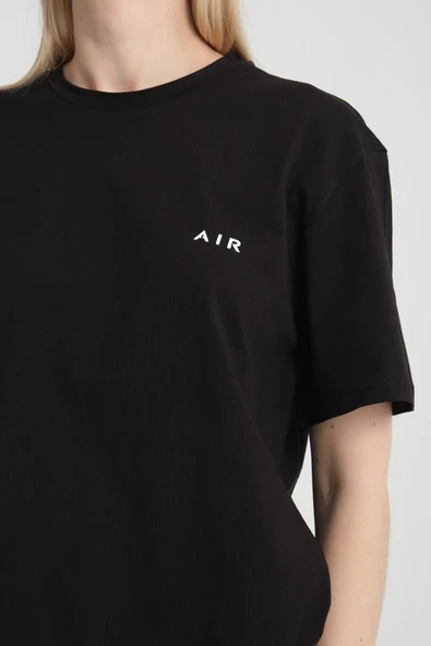 Süperlife Kadın Bisiklet Yaka Regular Fit Baskılı Tişort SPR21YK23 - 8