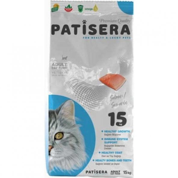 Patisera Somonlu Yetişkin Kedi Maması 15 KG