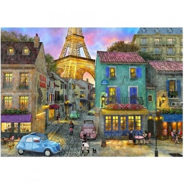 Puzzle 1000 Prç Paris Sokakları 260710-99 /