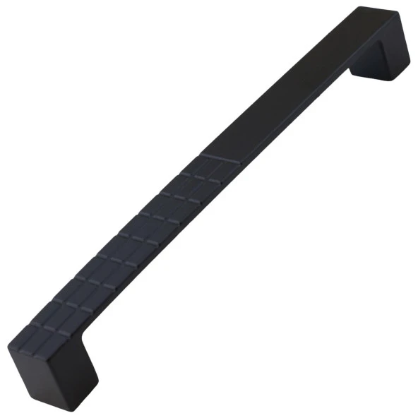 Bihter Desenli Mobilya Mutfak Dolabı Çekmece Dolap Kulpu Kulpları Kulbu Siyah 160 Mm Metal Kulp - 6