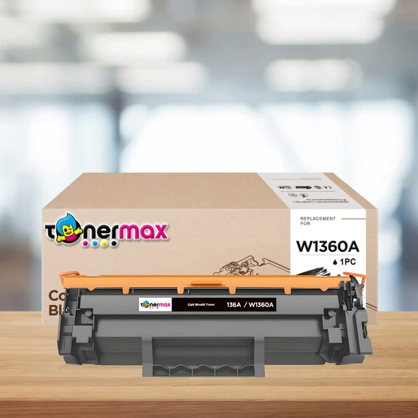 TonerMAX® Hp 136A-W1360A Muadil Toner - Çipli/ M211 / M236