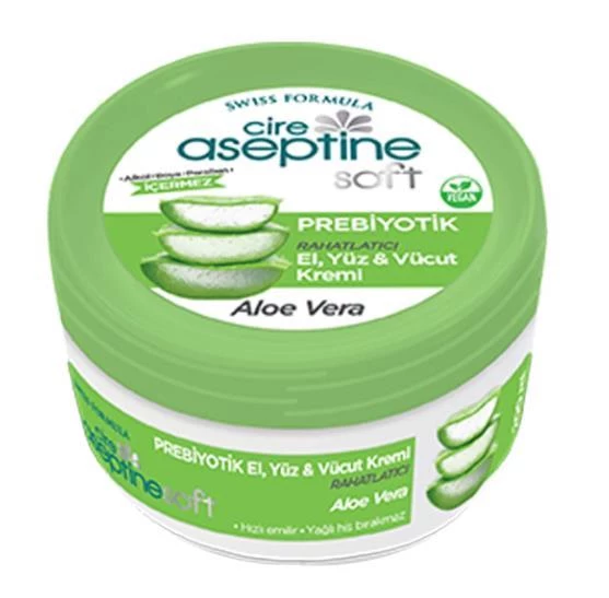 Cire Aseptine Soft Aloe Vera Prebiyotik Krem 200 ml