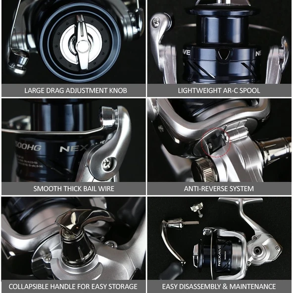 SHIMANO NEXAVE 2500 NEX-2500FE 03831 5SB47E024 - 4