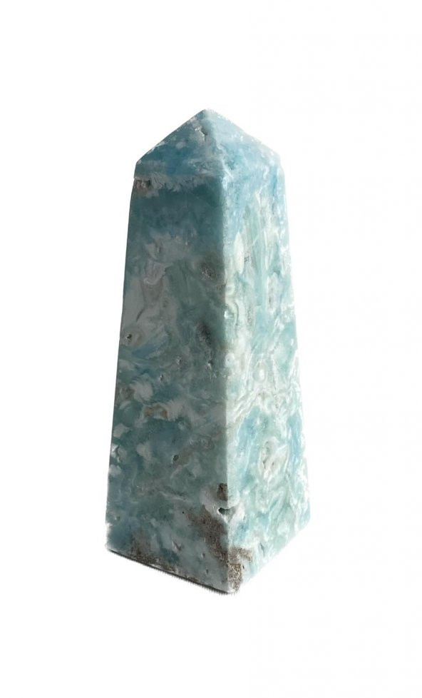 Hemimorfit Doğal Taş ve Kristal Kule 270 Gram 105mm