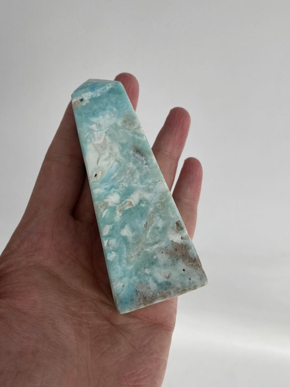 Hemimorfit Doğal Taş ve Kristal Kule 270 Gram 105mm - 7