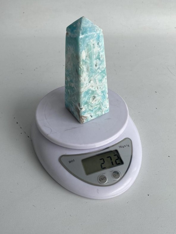 Hemimorfit Doğal Taş ve Kristal Kule 270 Gram 105mm - 9