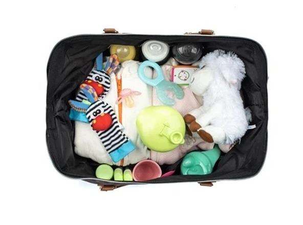 Bebex Bag-P Plus Organizatör  Anne Bebek Bakım Çantası Siyah - 5