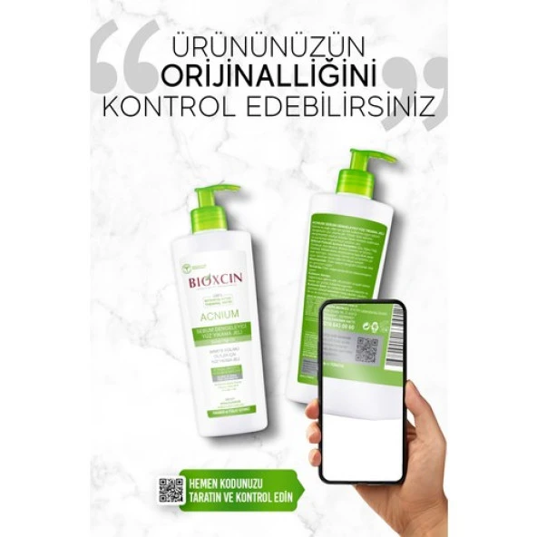 Bioxcin Acnium Sebum Dengeleyici Yüz Yıkama Jeli 500 ml