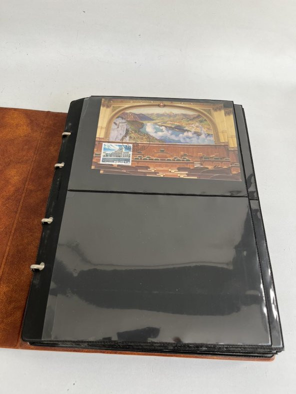 Helvetia İsviçre Pullu Zarf Koleksiyon Albümü 130 Adet - Yabancı Pullu Zarf C-84 - Resim 3