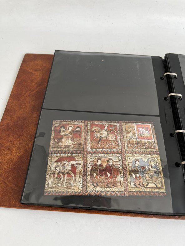 Helvetia İsviçre Pullu Zarf Koleksiyon Albümü 130 Adet - Yabancı Pullu Zarf C-84 - Resim 12