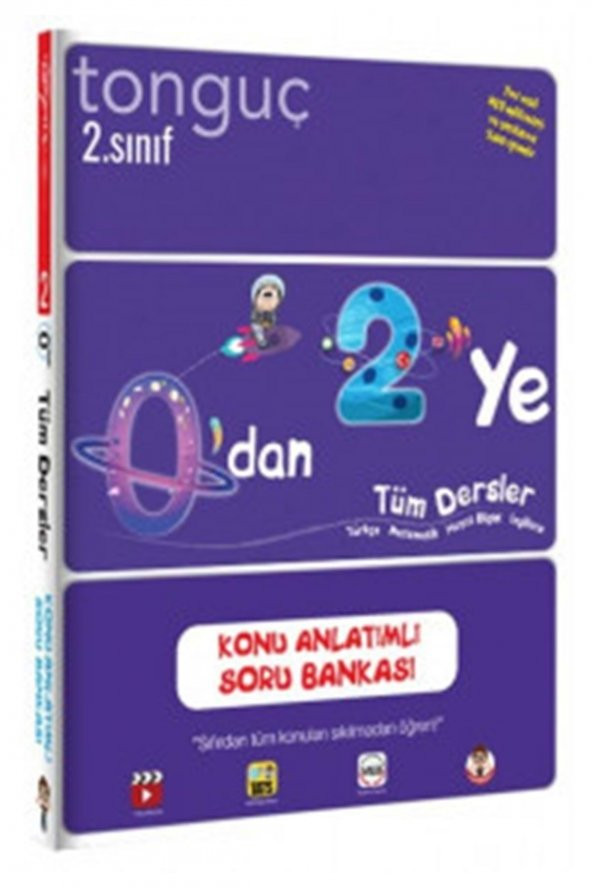 Tonguç Akademi 2. Sınıf 0 dan 2 ye Konu Anlatımlı Soru Bankası Tüm Dersler