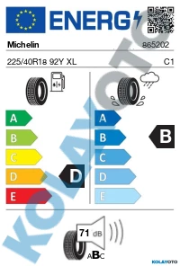 Michelin CrossClimate + 225/40R18 92Y XL RFT (4 Mevsim) (2023)