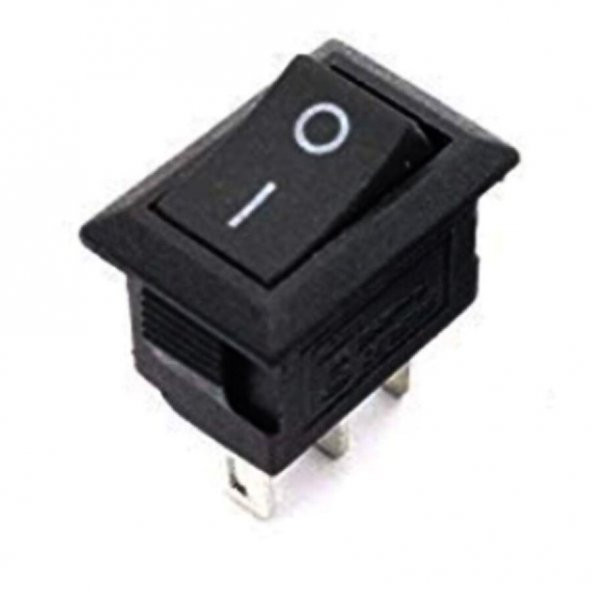 Mini Işıksız Anahtar Yaylı 3 Pin