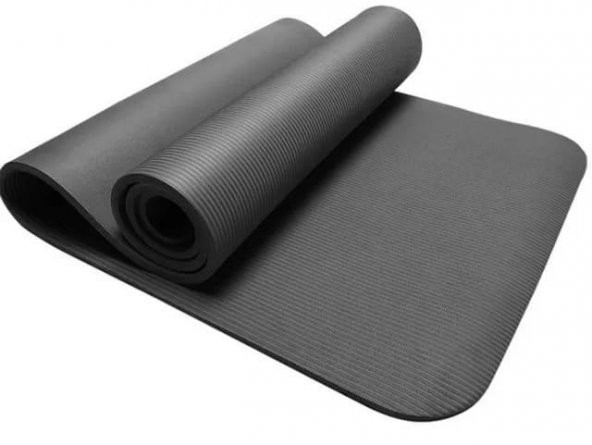 NBR Pilates & Yoga Matı 183 * 61 * 1 cm Siyah Renk