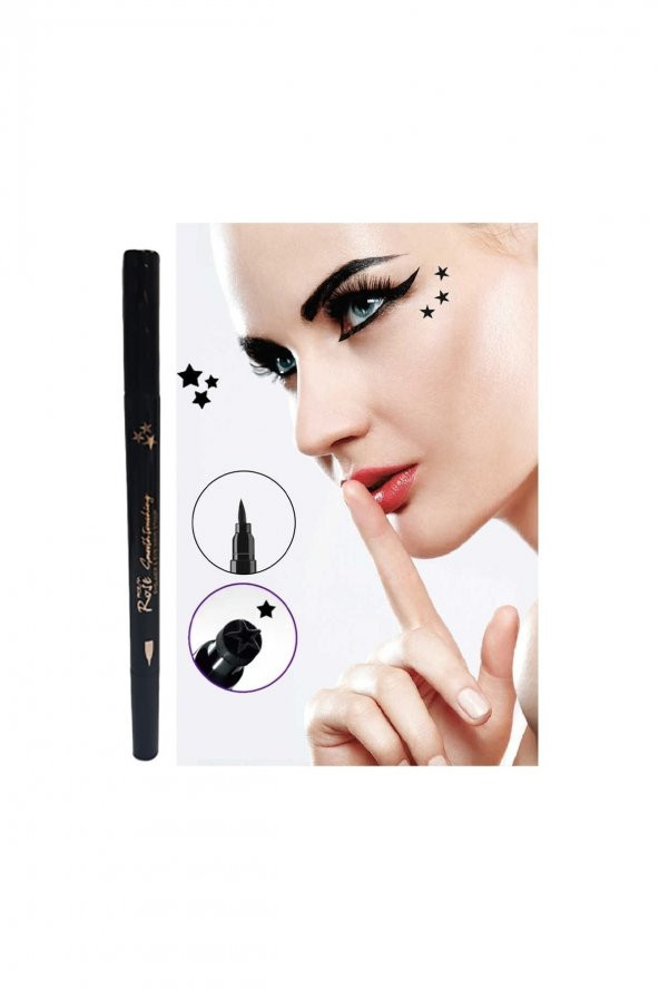 Bir Tarafı Kalem Bir Tarafı Yıldız Figürlü Eyeliner Sltsyt002