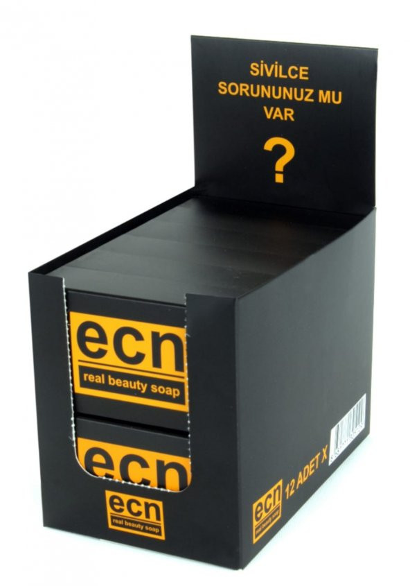 ECN Real Beauty Soap Sivilce Karşıtı Sabun 100g 12li ekonomik PAKET