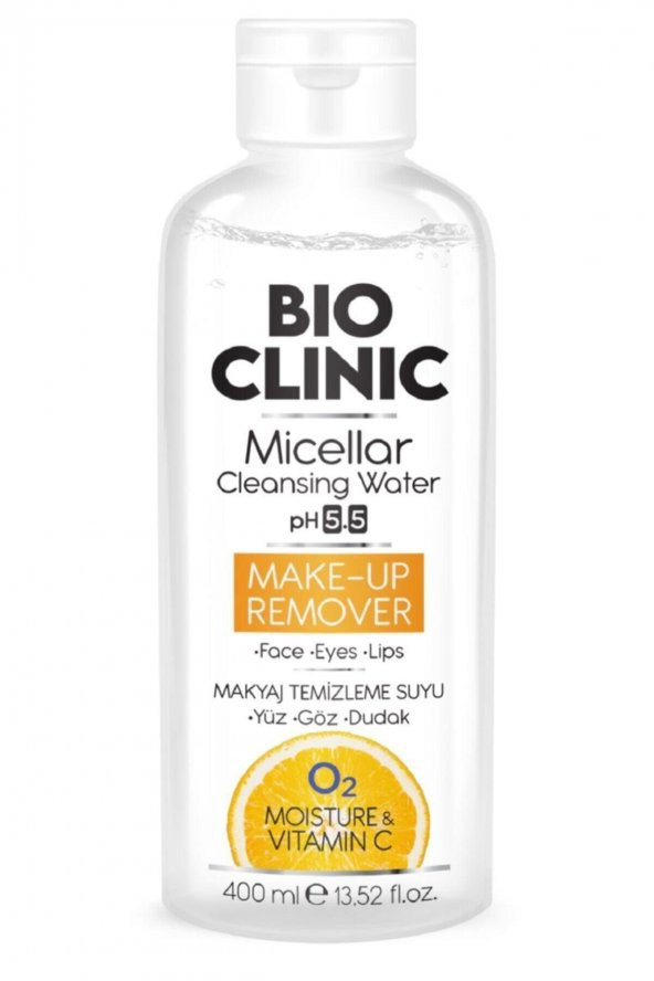 C-vitaminli Micellar Makyaj Temizleme Suyu, 400 ml