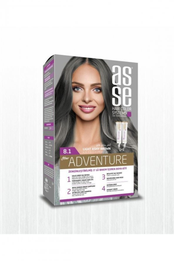 Adventure Set Boya No:8.1 Açık Küllü Kumral