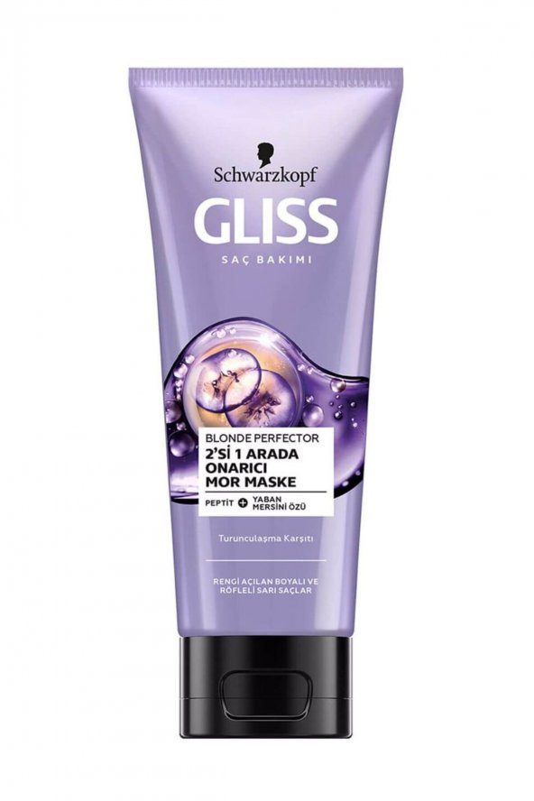 Schwarzkopf Blonde Perfector Turunculaşma Karşıtı Mor Maske 200 ml