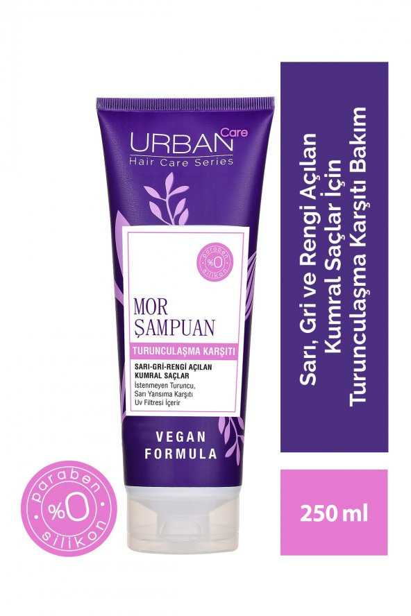 Turunculaşma Karşıtı Mor Saç Bakım Şampuanı-250 Ml-vegan-uv Koruma