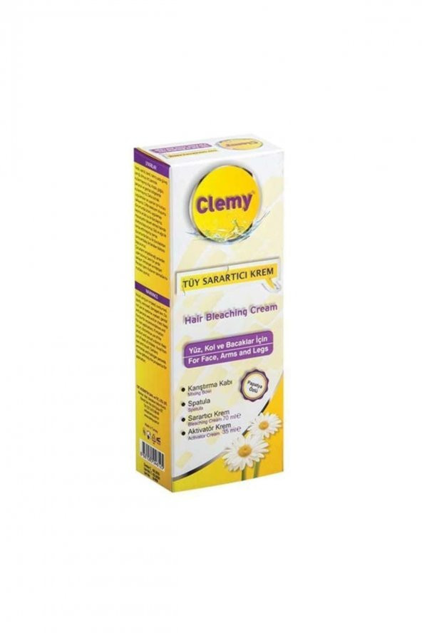 Papatya Özlü Tüy Sarartıcı Krem 70ml 35ml